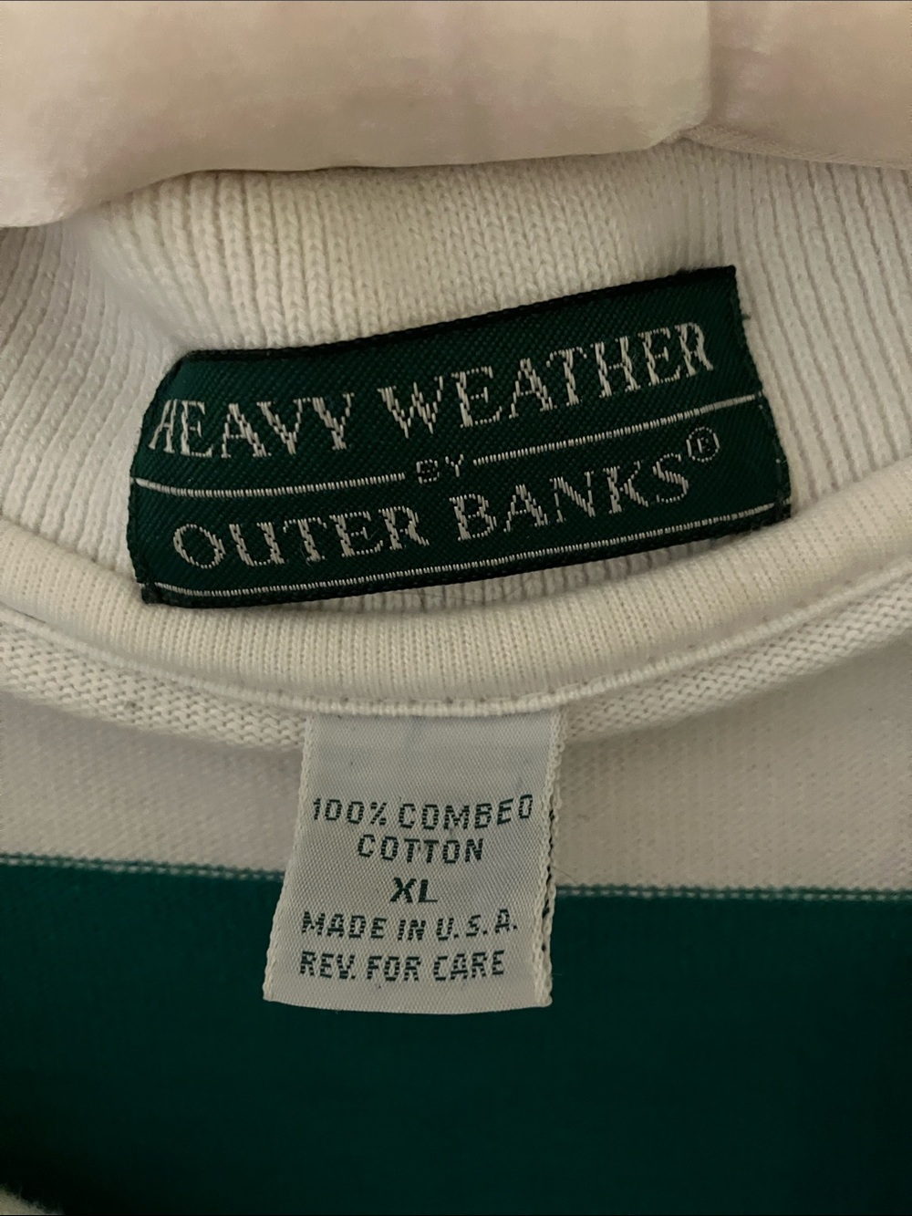 Rugby Long Sleeve Striped Polo Tee from Heavy Weather Outer Banks Rolling Rock - Picture 2 of 7